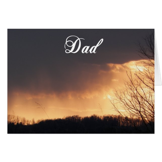 Abend Sunset Rain (Vorderseite (Horizontal))