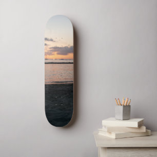 Abend Sunset Tropical Beach Waikiki Oahu Hawaii Skateboard