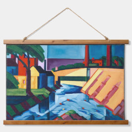 Abend Tones Tapestry Wandteppich Mit Holzrahmen