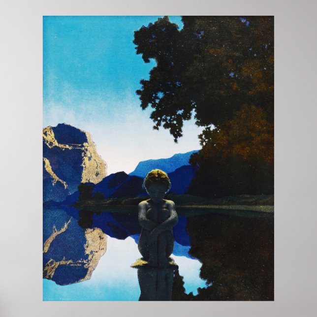 Abend von Maxfield Parrish Poster (Vorne)