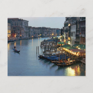 Abend von Venedig - Canal Grande Postkarte