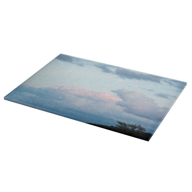 Abend Wolken Schneidebrett (Ecke)