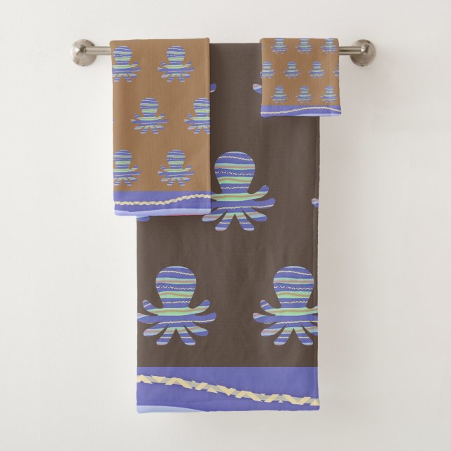 Abenddämmerung und Sandtopus Kinder und Badetücher Badhandtuch Set (Insitu)