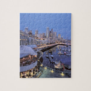 Abendessen am Hafen von Bell in Seattle, Washingto Puzzle