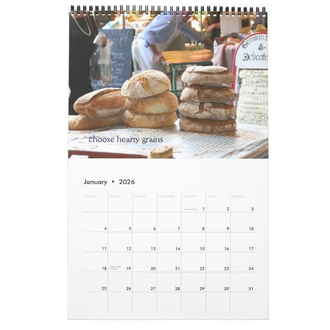 Abendessen an unserem Hauskalender Kalender (Jan 2026)