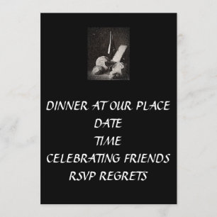 ABENDESSEN AN UNSEREM ORT EINLADUNG