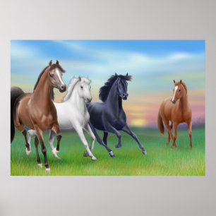 Abendessen auf dem Bauernplakat Poster