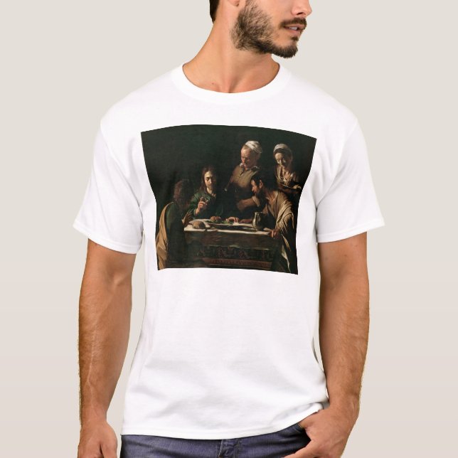 Abendessen bei Emmaus, 1606 T-Shirt (Vorderseite)