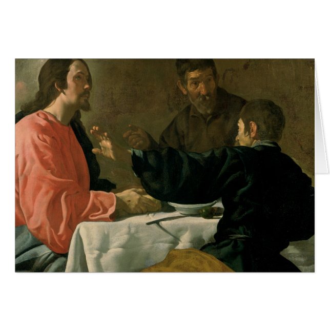 Abendessen bei Emmaus, 1620 (Vorderseite (Horizontal))
