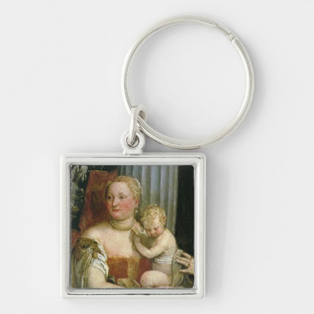 Abendessen bei Emmaus (Öl auf Leinwand) Schlüsselanhänger (Vorne)