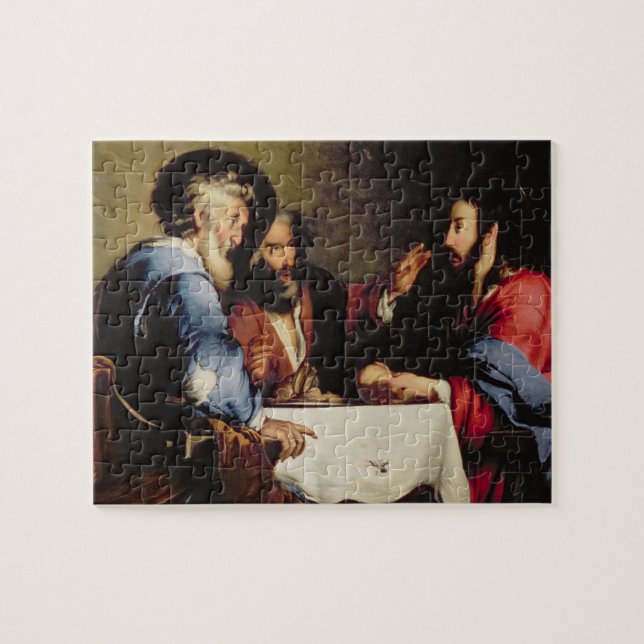Abendessen bei Emmaus Puzzle (Horizontal)