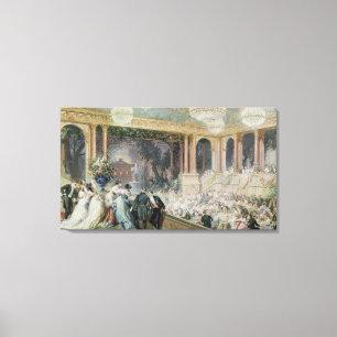 Abendessen beim Tuileries, 1867 Leinwanddruck