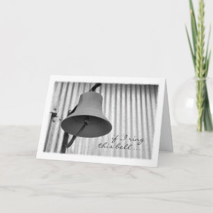 Abendessen-Bell-Gruß-Karte Karte