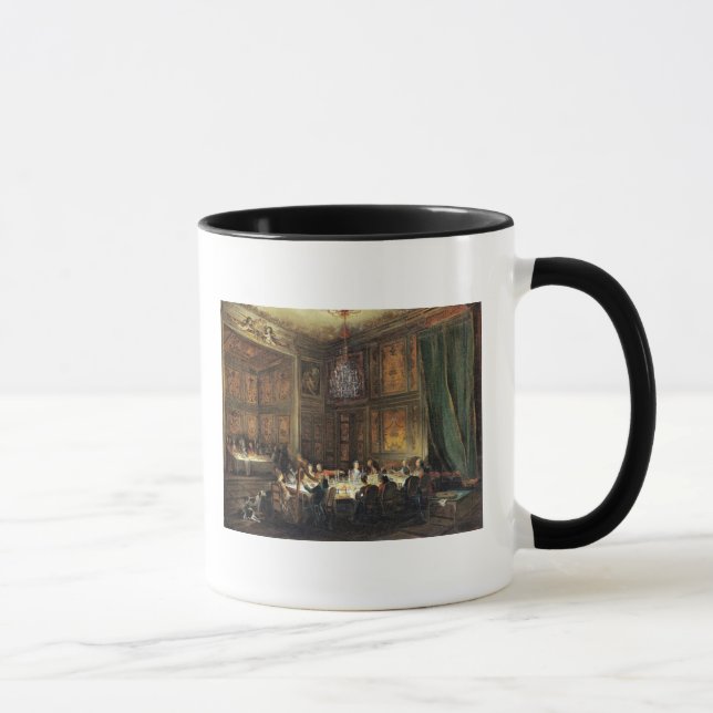 Abendessen des Prinzen von Conti im Tempel Tasse (Rechts)