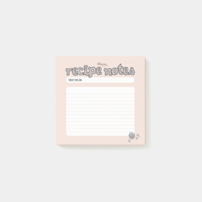 Abendessen Geschickte Rezeptur Post-it Klebezettel (Vorderseite)