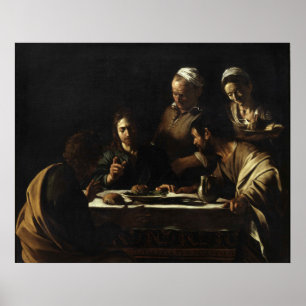 Abendessen im Emmaus Poster