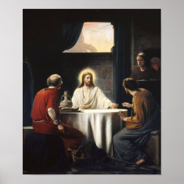 Abendessen im Emmaus Poster