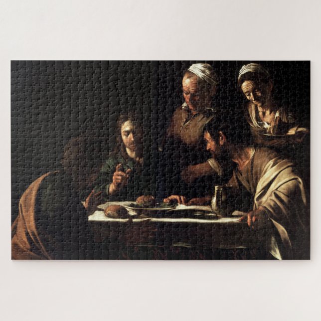 Abendessen im Emmaus Puzzle (Horizontal)
