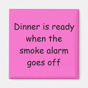 Abendessen ist bereiter Magnet