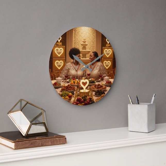 Abendessen K Große Wanduhr (Büro)