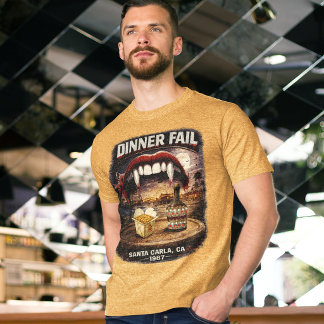 Abendessen Misserfolg Männer Bella+Canvas Dunkel Tri-Blend Shirt