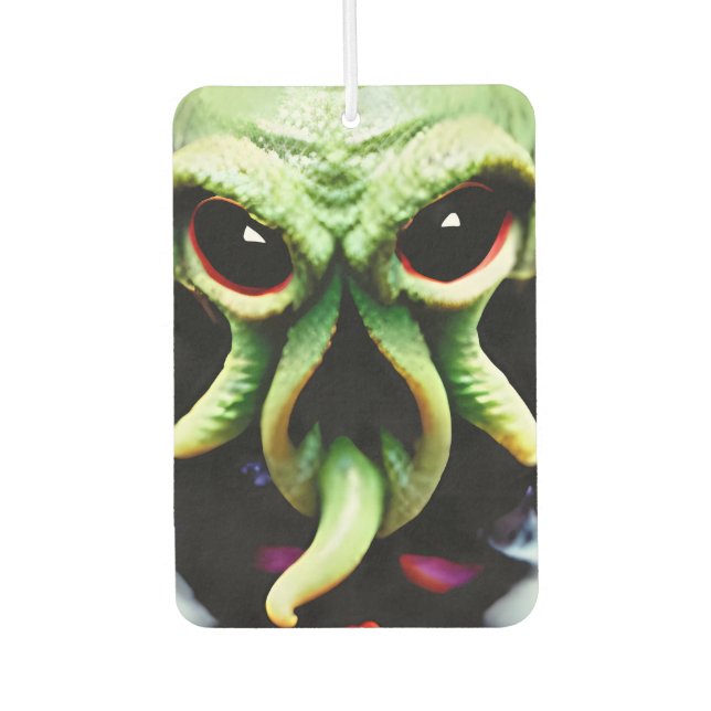 Abendessen mit Cthulhu Autolufterfrischer (Vorderseite)