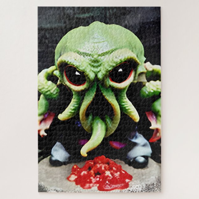 Abendessen mit Cthulhu-Experte Puzzle (Vertikal)