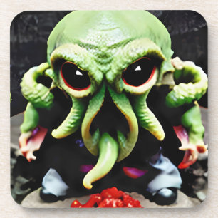 Abendessen mit Cthulhu Getränkeuntersetzer