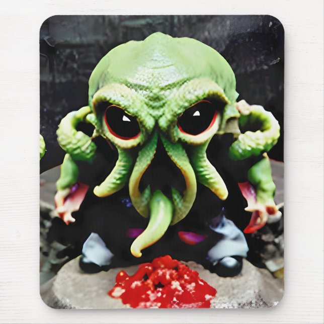 Abendessen mit Cthulhu Mousepad (Vorne)