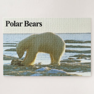 Abendessen mit Polar Bear Time Jigsaw Puzzle