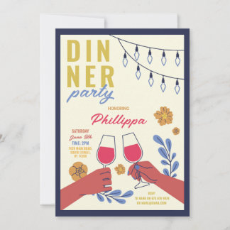Abendessen Party Freunde Geburtstag Weinverkostung Einladung