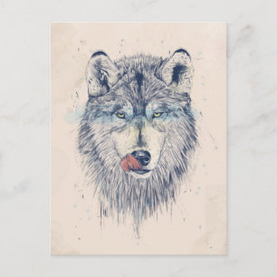 Abendessen Postkarte