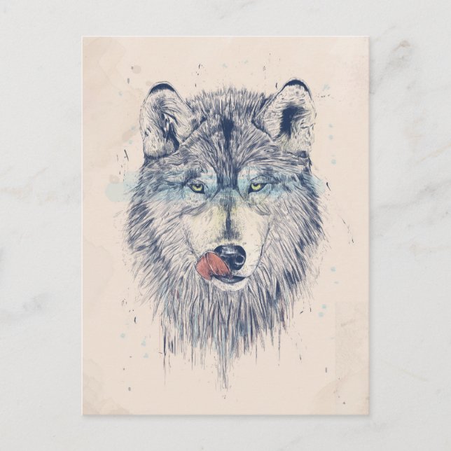 Abendessen Postkarte (Vorderseite)