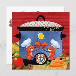 Abendessen / Potluck / Ansammlung Einladung