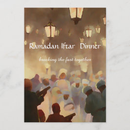 Abendessen Ramadans Iftar Einladung