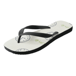 Abendessen-Uhr Flip Flops
