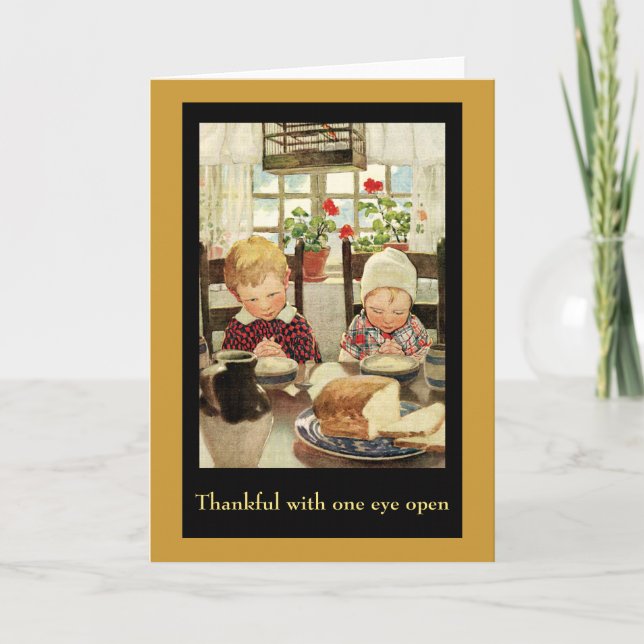 Abendgebet Karte (Vorderseite)