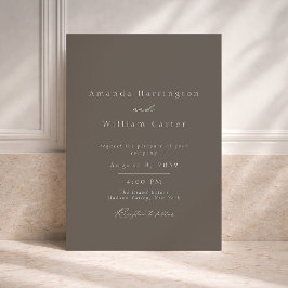 Abendliche Hochzeitseinladung für ein Anwesen Einladung