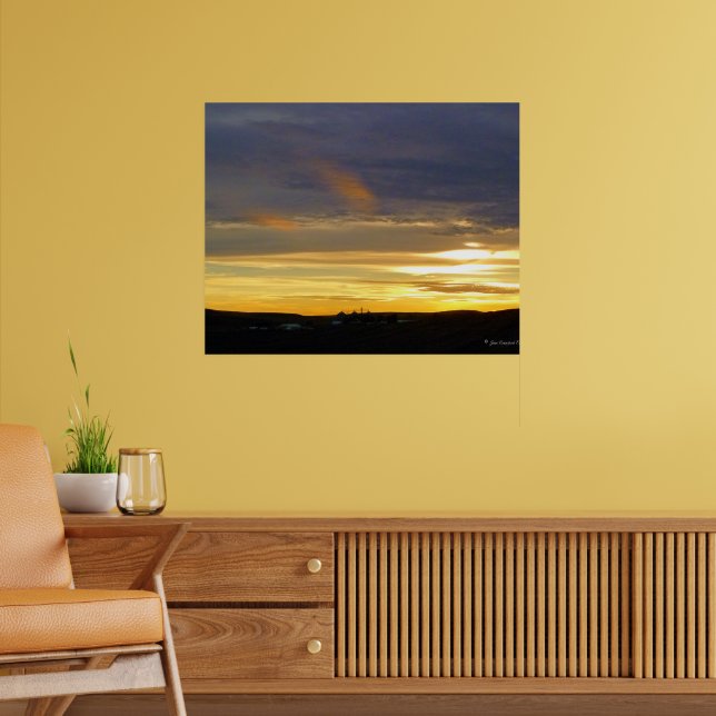 Abendlicht Poster (Wohnzimmer 2)