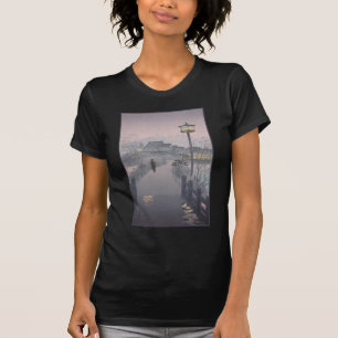 Abendregen auf dem Weg nach Shinobazu in Japan T-Shirt