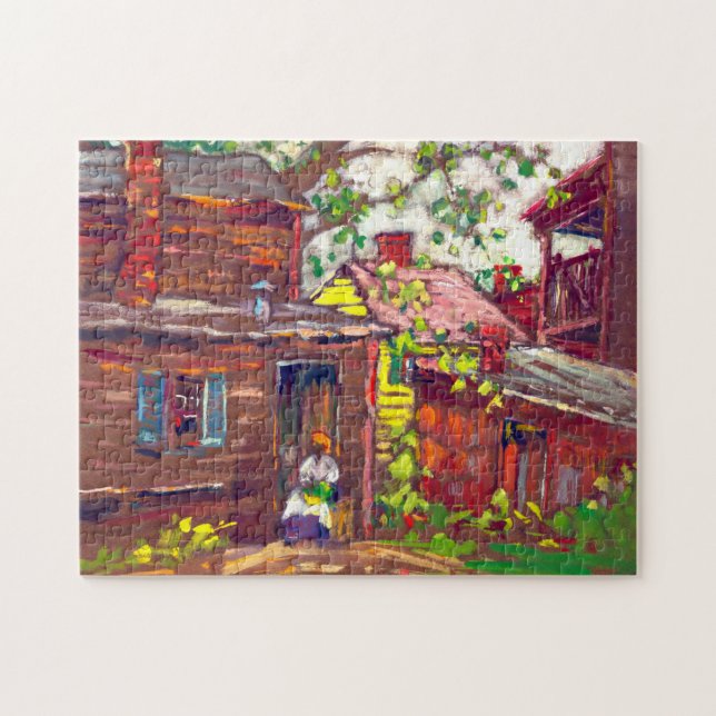 Abends-Aufgabe 1910 Puzzle (Horizontal)