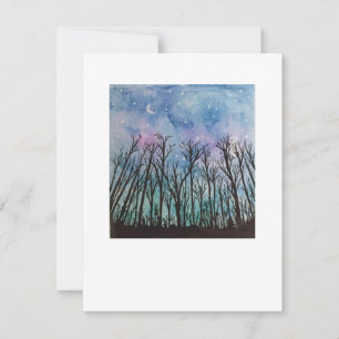 Abends-Dämmerung Mitteilungskarte