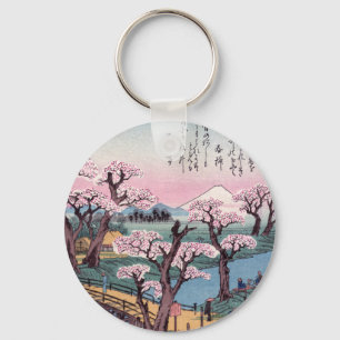 Abends-Glühen an Koganei Brücke, Ando Hiroshige Schlüsselanhänger