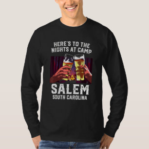 Abends im Camp Salem Camping South Ca T-Shirt