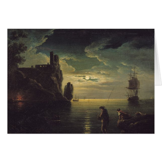 Abends-Meerblick (Vorderseite (Horizontal))