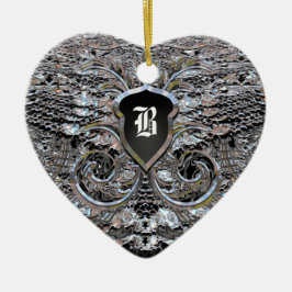 Abends-Schimmer viktorianisch Keramik Ornament