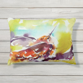 "Abends-Stangen-" Kolibri-Druck an Kissen Für Draußen