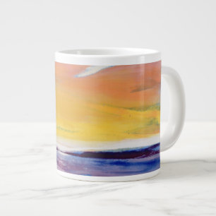 Abendsmeerblick Jumbo-Tasse