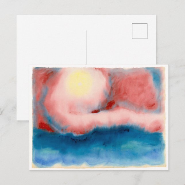 Abendstern | Georgia O'Keeffe | Postkarte (Vorne/Hinten)