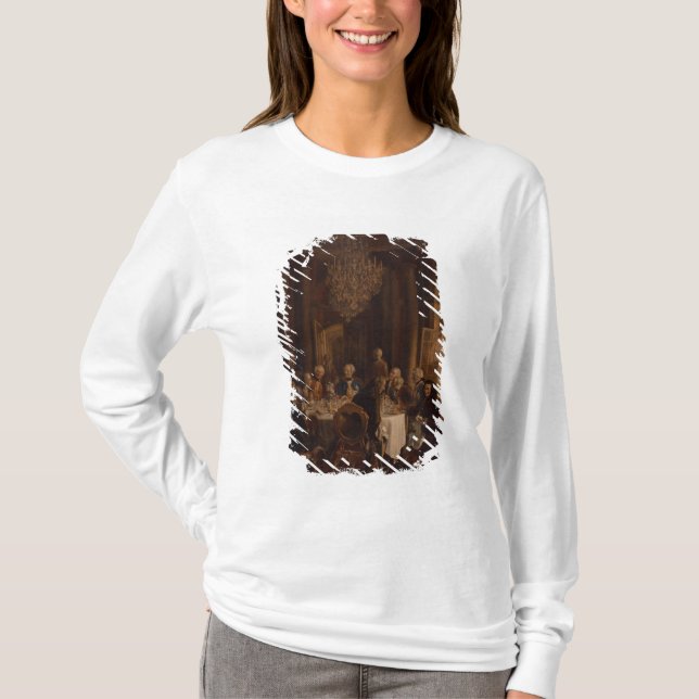 Abendtisch in Sanssouci, 1850 T-Shirt (Vorderseite)
